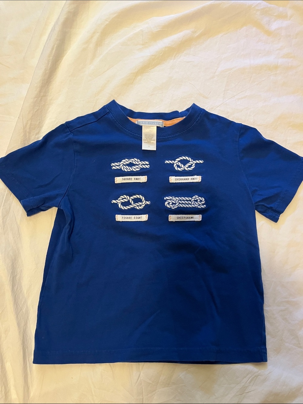 Janie and Jack Nautical Short Sleeve Tee - size 3